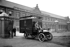 Royal Mail van early 1900s