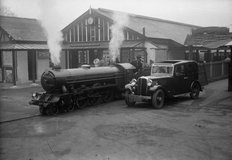 Steam Train With Standard Car
